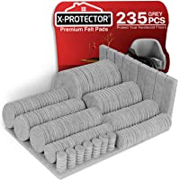 Fieltro adhesivo X-PROTECTOR - Almohadillas de fieltro 235 piezas -Todos los tamaños de fieltro autoadhesivo para…